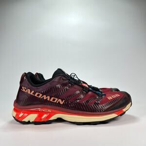Salomon XT-4 Brown Burgundy Trail Running Shoes Sneakers 417722 Mens Size 12